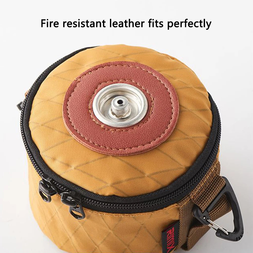 Camping Gas Can Protective Cover Cotton Linen Outdoor Gas Tank Case Anti-Fall Fuel Cylinder Storage Bag Air Bottle Wrap Sleeve
