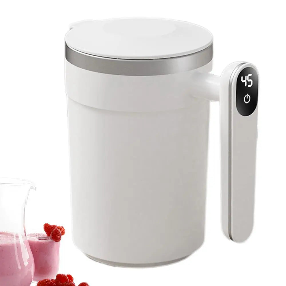 Automatic Stirring Cup Rechargeable Magnetic Mixer Electric Portable Coffee Mug Intelligent Coffee Mug Stainless Steel Coffee Mu