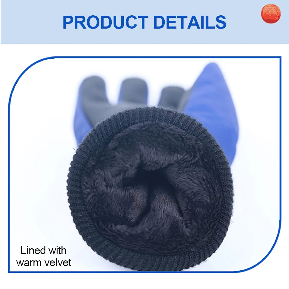 KoKossi Winter Children Ski Gloves Keep Finger Warm Thicken Waterproof Snowboard Snow Kids Gloves For Boys Girls Windproof