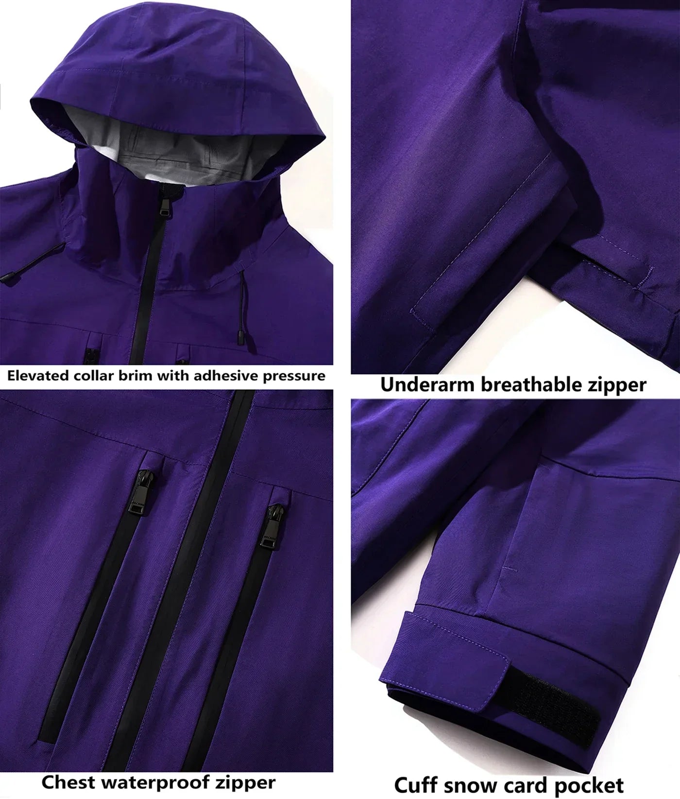 Outdoor Winter Skiing Jacket 2025 Man Snowfield Sport Tops Couple Ski Cold Coat Pro Warm Waterproof Woman Snow Tracksuit Clothes