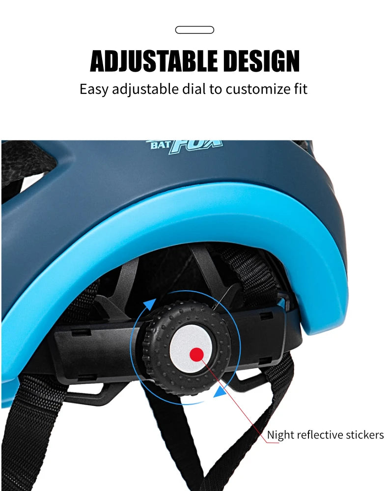 BATFOX Kids Full Face bike helmet Detachable Downhill Children Cycling Motorcycle Skateboard Sports Racing Racing Bicycle helmet