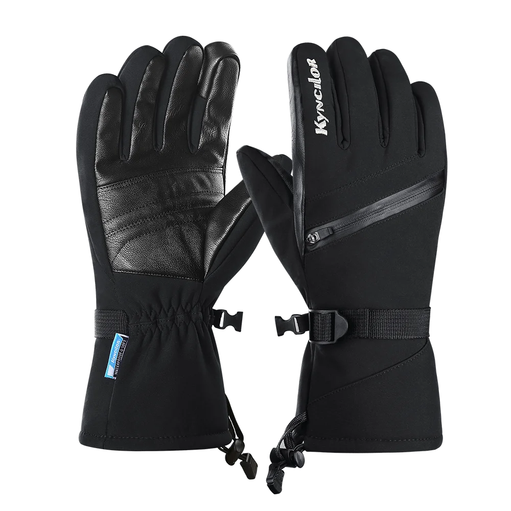 Winter Outdoor Snowy Cycling Skiing Sports Mountaineering Warm Windproof Waterproof Durable Waterproof Ski Thick Gloves