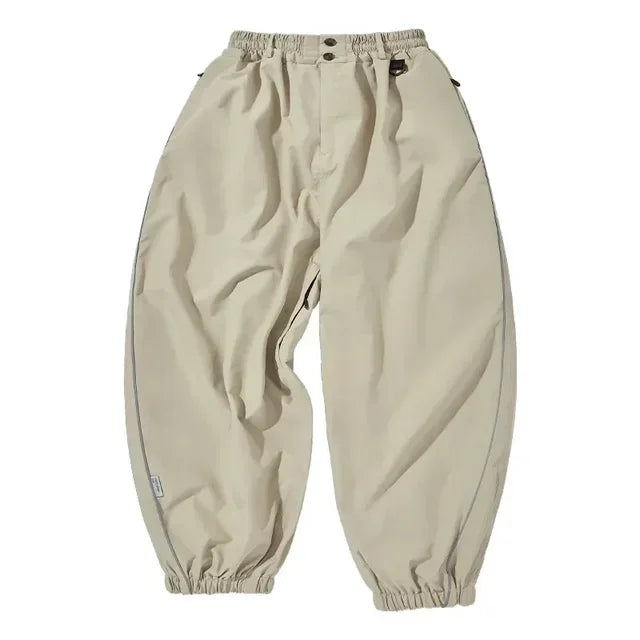 Snowboarding & Ski Pants – Wear-Resistant Waterproof Snowboard Pants, Unisex Loose Fit