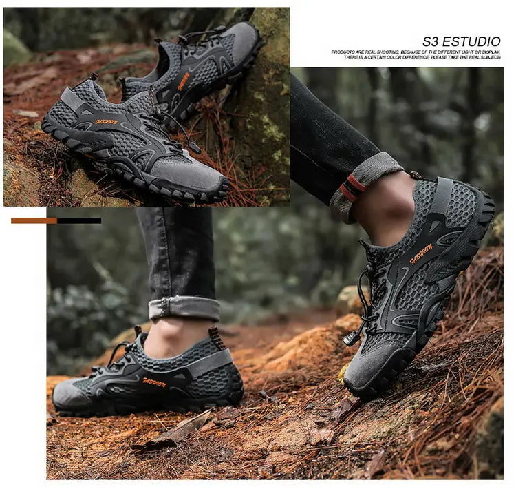 Outdoor Anti-slip Wear-resistant Shoes for Men Hiking Shoes Jogging Trekking Sneakers Fast Zapatos Outdoor Hombre Invierno