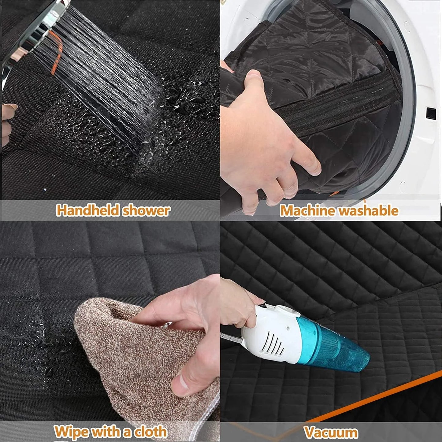 Steps to clean a dog seat covers for leather seats