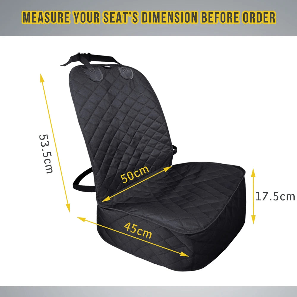 car front seat cover with measurements
