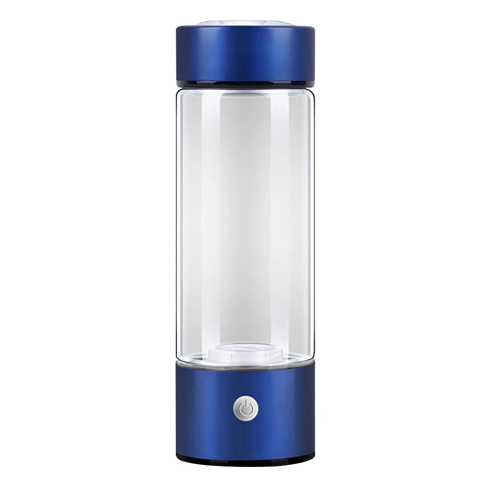 hydrogen water bottle for travel in blue color