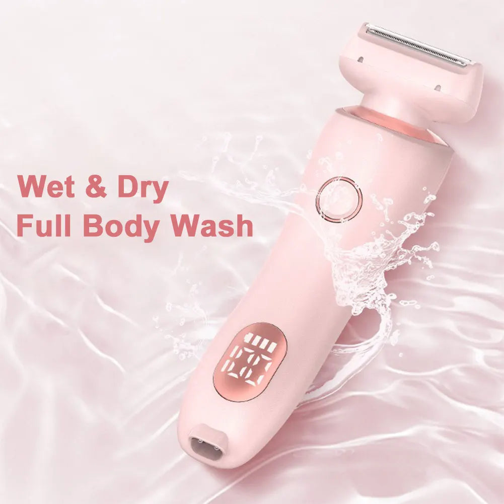 wet and dry waterproof body razor