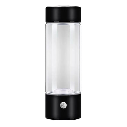 420ml USB rechargeable hydrogen water bottle in black