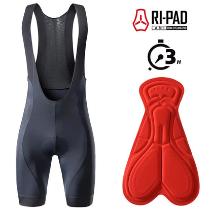 RION High Quality Classic Men Cycling Bib Shorts Bicycle Culotte Ciclismo Bike Pants Pad MTB Clothing Bretelle Braces Dolomiti