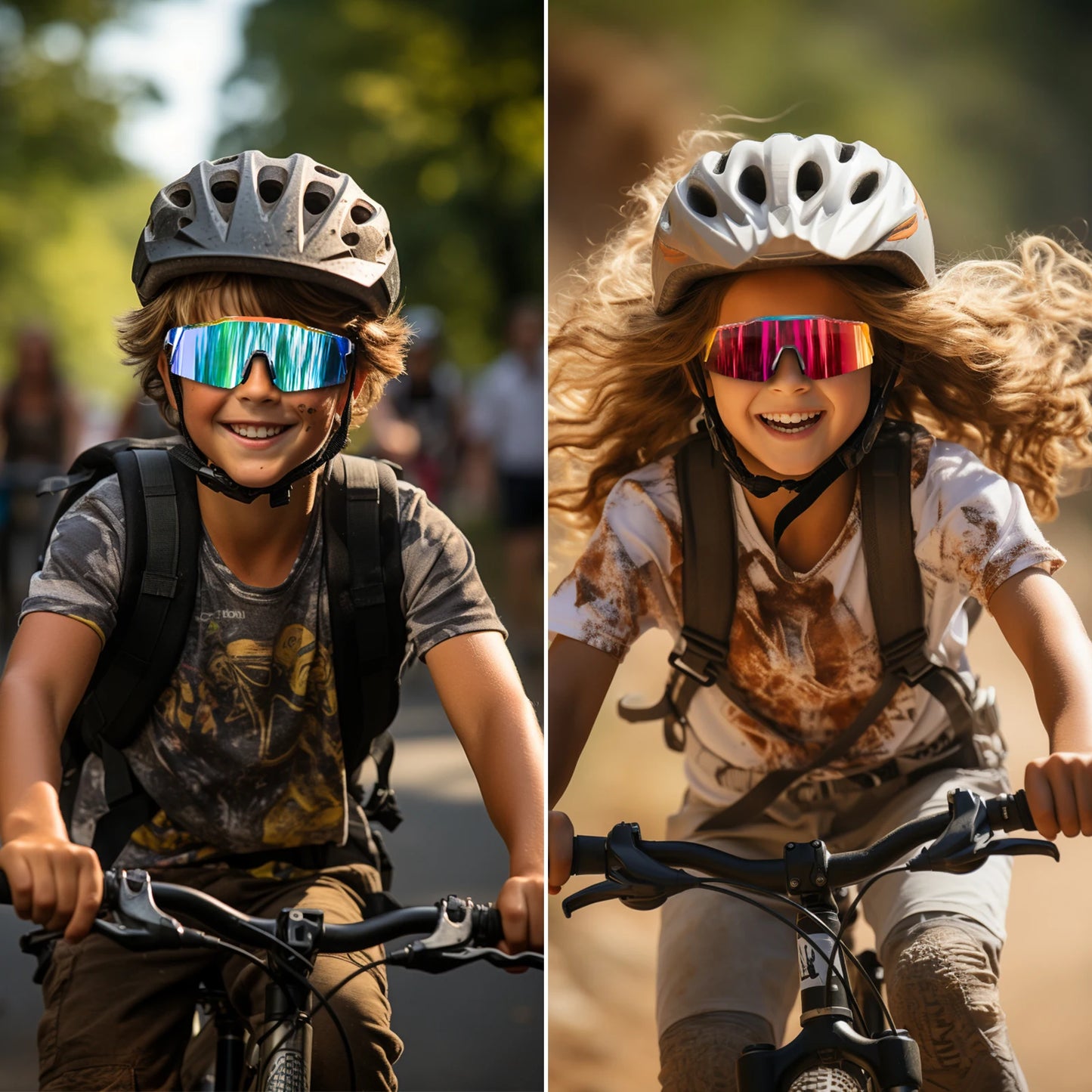 Fishing Sport Kids Bicycle Glasses UV400