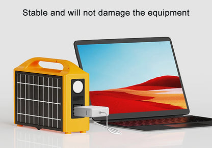 Gaiaray 100W Portable Power Station UPS Solar Power Generator 110V/220V LiFePO4 Charging Stations With Solar Panel for Camping