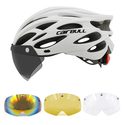 UltraLight Road Mountain Bicycle Led Helmet for Men Women | Visored Bicycle Helmet