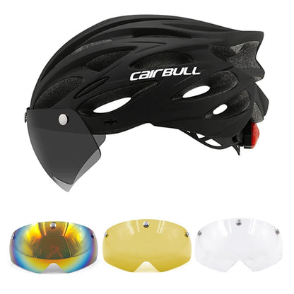 UltraLight Road Mountain Bicycle Led Helmet for Men Women | Visored Bicycle Helmet