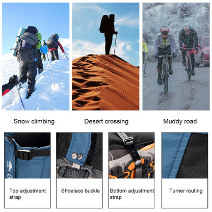 Outdoor Skiing Camping Hiking Climbing Waterproof Snow Legging Gaiters Windproof Teekking Skiing Desert Snow Boots Shoes Covers