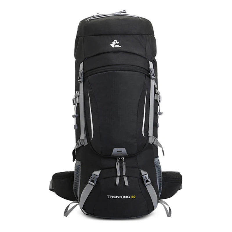 Men's 60L Large Hiking Mountaineering Backpack Climbing Hiking Backpack Camping Backpack Sport Outdoor Rucksack Bag  XA108Y
