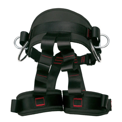 Camping Safety Belt 25KN Outdoor Rock Climbing Half Body Harness