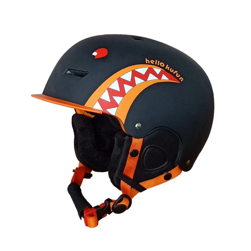 KUFUN Ski Helmet Snow Sports Snowboard Skiing Skateboard Skating Cute Animal Women Men Adult Kids Winter Safety Children