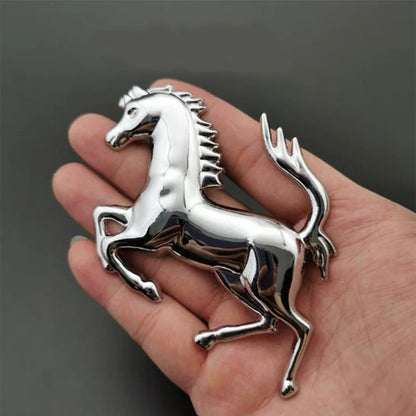 3D Metal Running Horse Emblem Decal Stickers For Ferrari 458 488 599 Car Fender Window Bumper Body Badge Car Styling Accessories