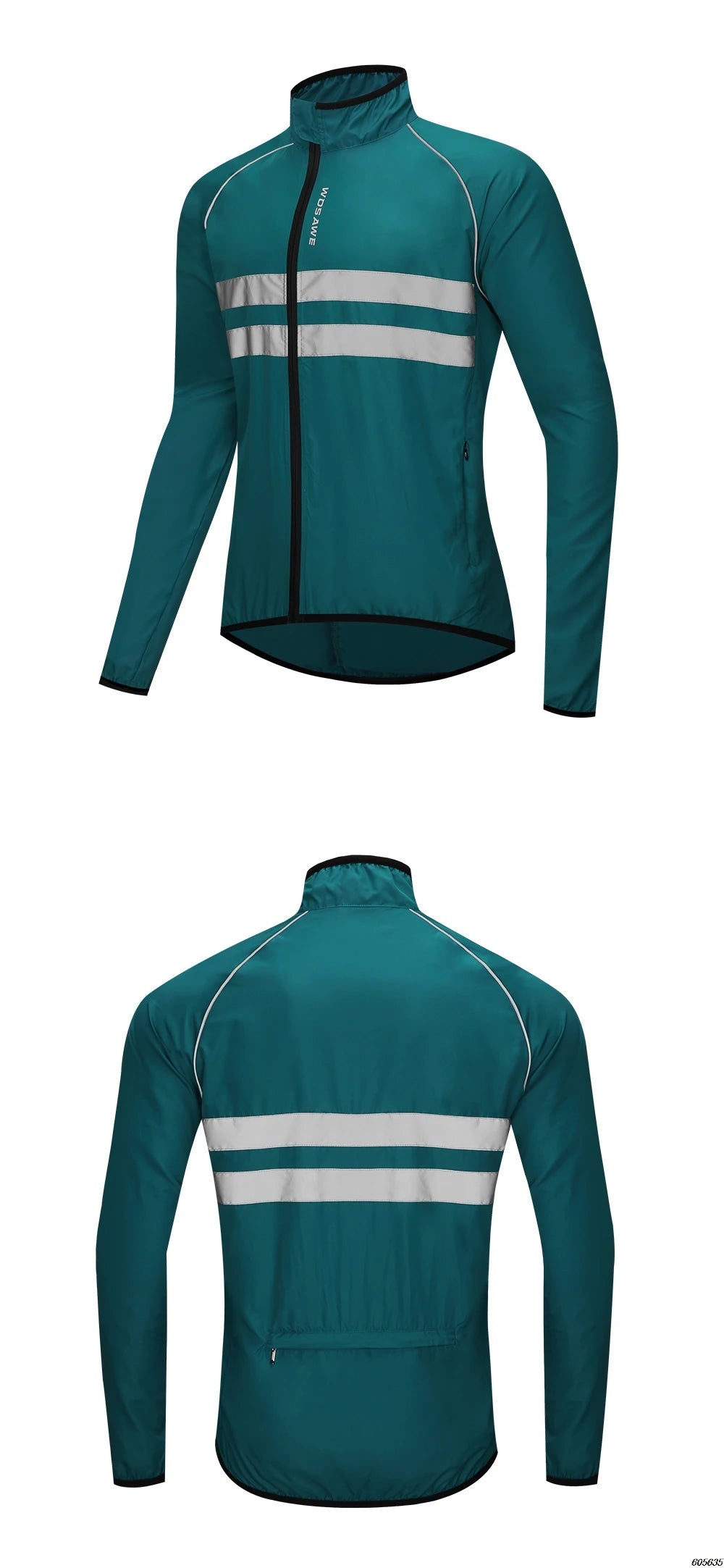 WOSAWE Men Cycling Windbreaker MTB Bicycle Long Sleeve Coat Water Resistant Outdoor Sport Jersey Bike Jacket Cycling Clothing