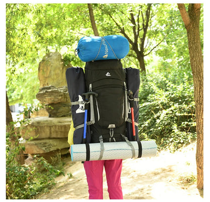 Men's 60L Large Hiking Mountaineering Backpack Climbing Hiking Backpack Camping Backpack Sport Outdoor Rucksack Bag  XA108Y