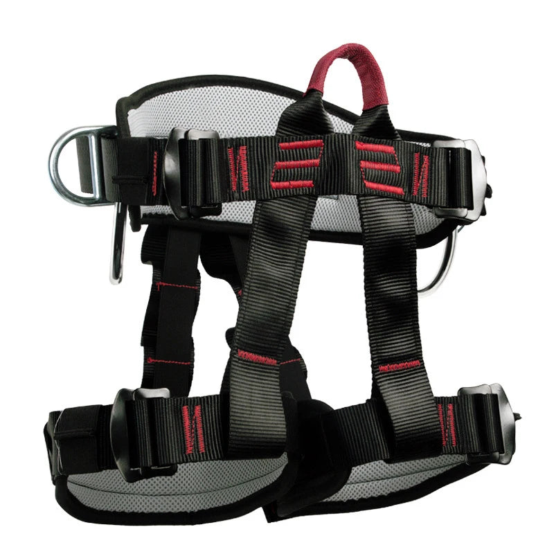 Camping Safety Belt 25KN Outdoor Rock Climbing Half Body Harness