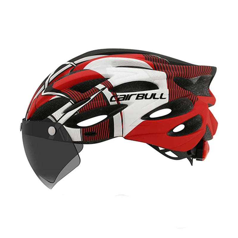 UltraLight Road Mountain Bicycle Led Helmet for Men Women | Visored Bicycle Helmet