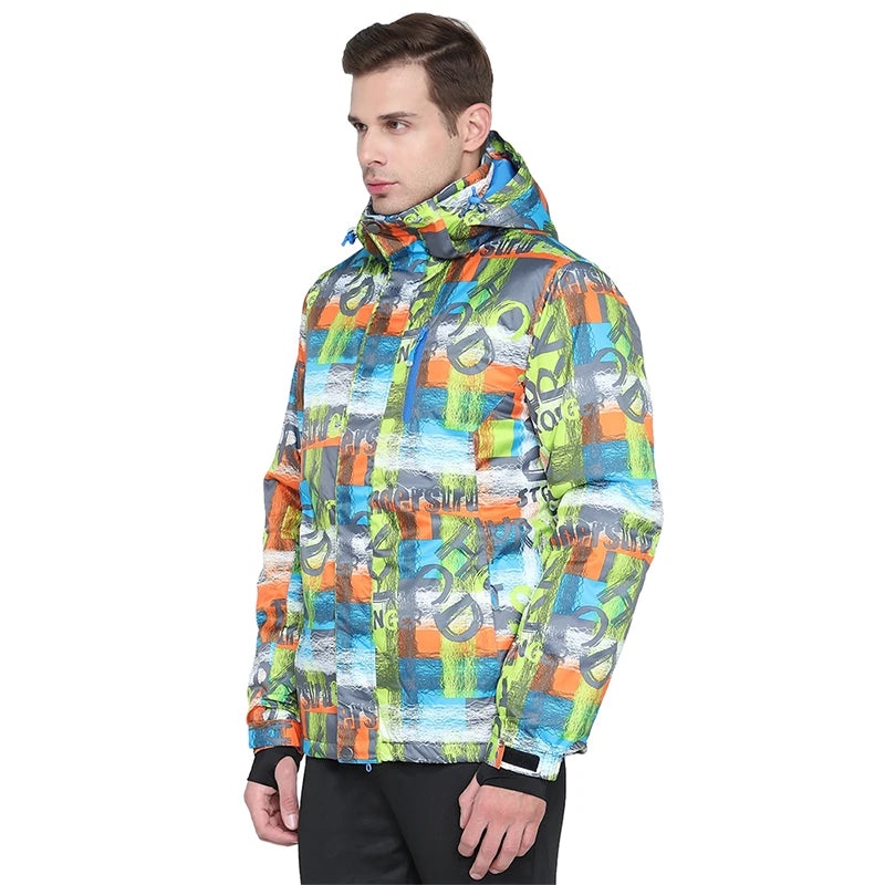 Clearence Goexplore Ski Jacket Male Waterproof Windproof -30 Snowboard Snow Jacket Men Hiking Outdoor Winter Clothes Outerwear