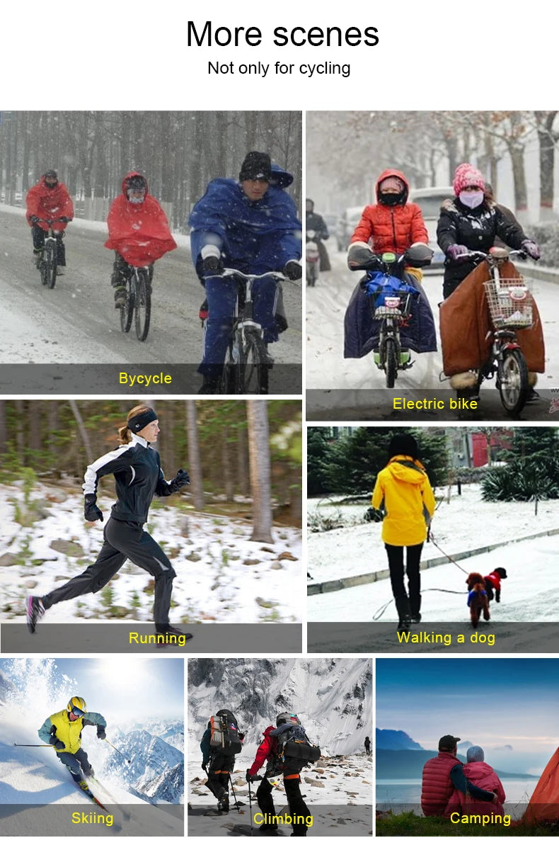 INBIKE Winter Cycling Gloves for Men Women Warm Fleece Biking Glove for Riding Bicycle Gloves Waterproof Touchscreen Accessories