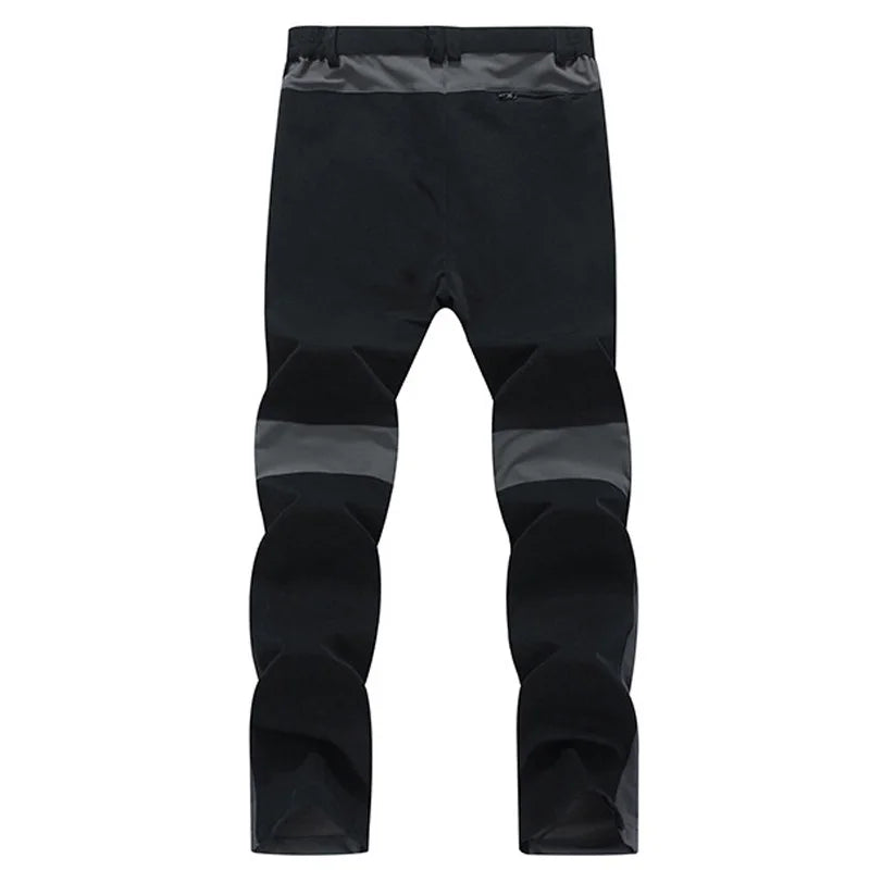 Men's UV Resistant Hiking Pants TRVLWEGO - Quick Dry Summer Camping Trousers Water Splash Prevention
