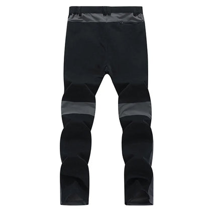 Men's UV Resistant Hiking Pants TRVLWEGO - Quick Dry Summer Camping Trousers Water Splash Prevention