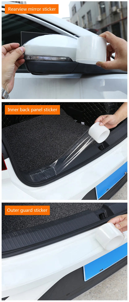 BLALION Transparent Car Door Protector Sticker Anti Scratch Tape Auto Trunk Sill Scuff Protector Film Door Edge Protective