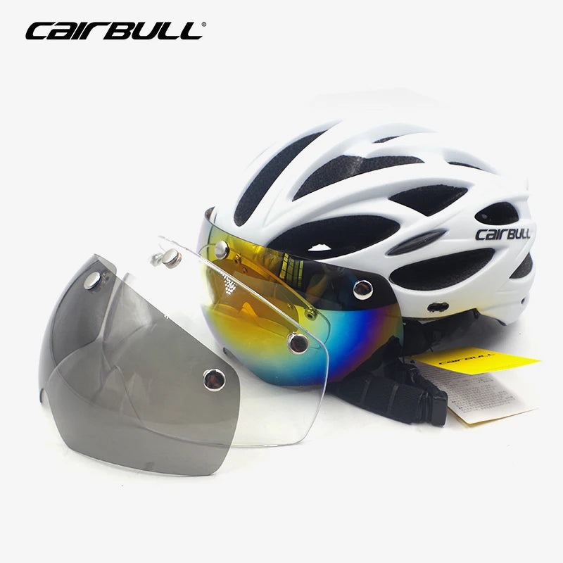 UltraLight Road Mountain Bicycle Led Helmet for Men Women | Visored Bicycle Helmet