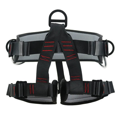 Camping Safety Belt 25KN Outdoor Rock Climbing Half Body Harness