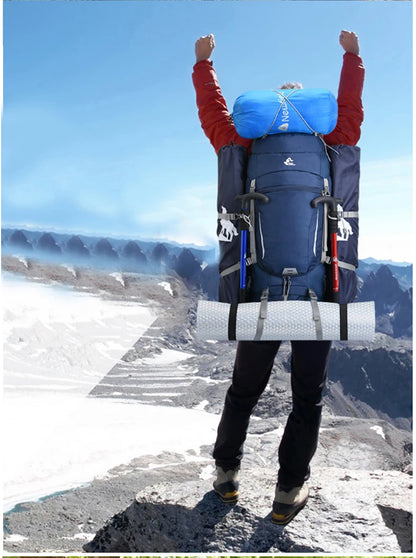 Men's 60L Large Hiking Mountaineering Backpack Climbing Hiking Backpack Camping Backpack Sport Outdoor Rucksack Bag  XA108Y