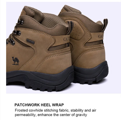 GOLDEN CAMEL Waterproof Hiking Shoes Men and Women Outdoor Anti-Slip Climbing Trekking Shoes for Men 2023 Leather Hiking Boots
