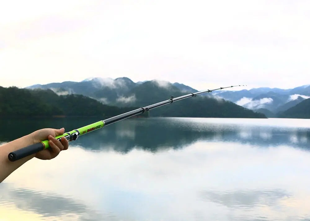 Telescopic Rock Fishing Rod Spinning Fly Carp Feeder Carbon Fiber Pesca 3M 2.7M 2.4M 2.1M 1.8M 1.5M Mini Travel Rod  Reel Seat