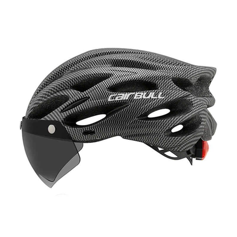 UltraLight Road Mountain Bicycle Led Helmet for Men Women | Visored Bicycle Helmet