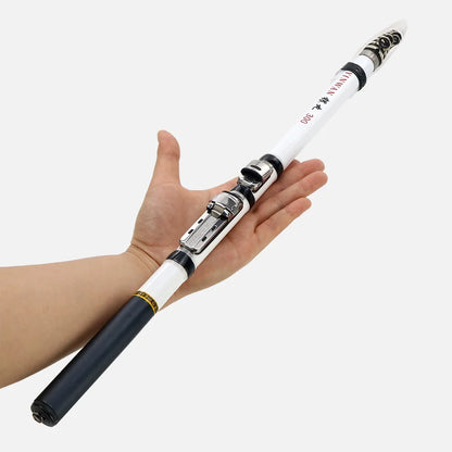 Telescopic Rock Fishing Rod Spinning Fly Carp Feeder Carbon Fiber Pesca 3M 2.7M 2.4M 2.1M 1.8M 1.5M Mini Travel Rod  Reel Seat