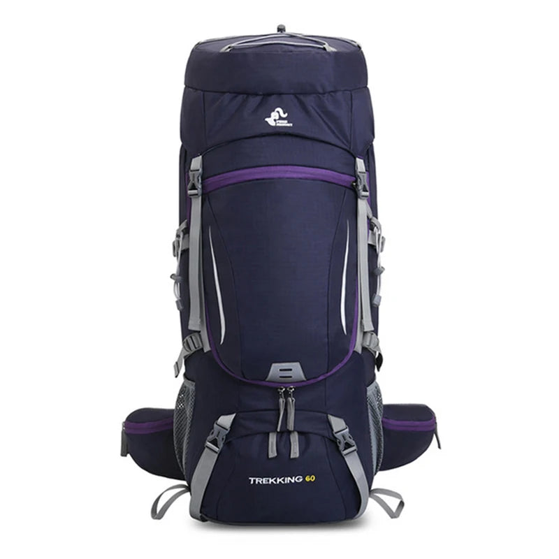 Men's 60L Large Hiking Mountaineering Backpack Climbing Hiking Backpack Camping Backpack Sport Outdoor Rucksack Bag  XA108Y