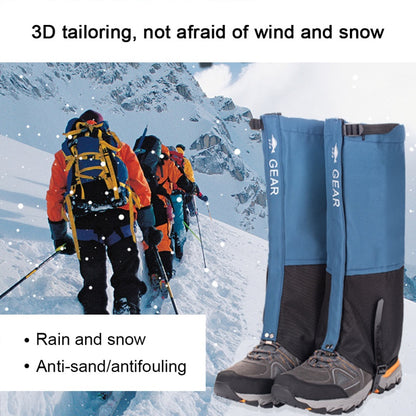 Outdoor Skiing Camping Hiking Climbing Waterproof Snow Legging Gaiters Windproof Teekking Skiing Desert Snow Boots Shoes Covers