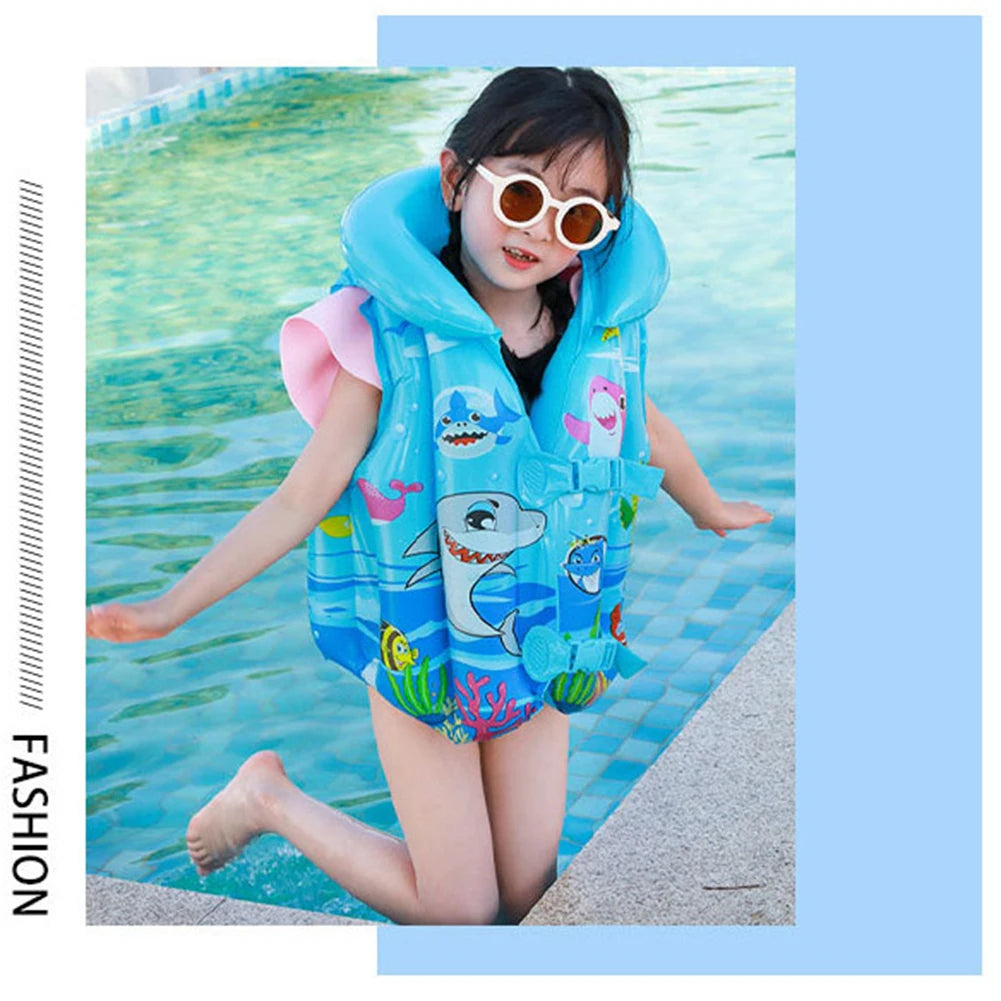 Baby Float Life Vest Jacket Children PVC Drifting Safety Vest Swimming Vest for Children Buoyancy Floating Vest Swimming Vest