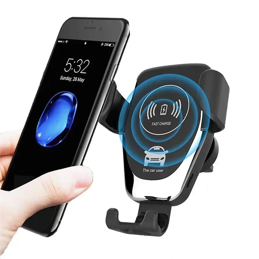30W Wireless Chargers Fast Car For iPhone 15 14 13 12 11 Pro XS Max XR Samsung Xiaomi Wireless Charging Phone Car Holder Charger
