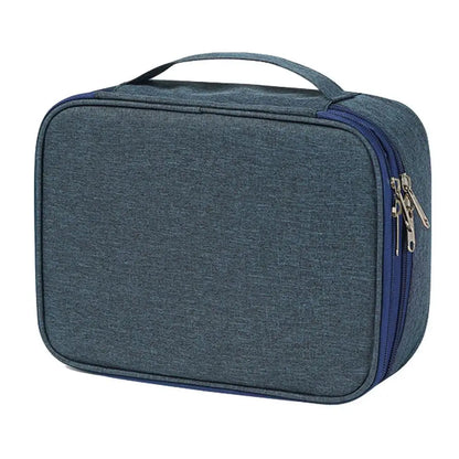 Electronics Organizer Travel Case Compact Waterproof Electronics Organizer Case Travel Essentials Cable Storage Bag For Mini