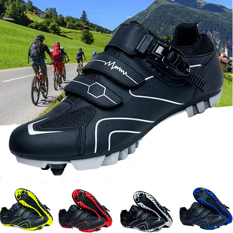 Mountain Cycling Shoes Women Anti-Slip Indoor Cycling Shoe Outdoor Cleats Shoes  Comfortable And Breathable