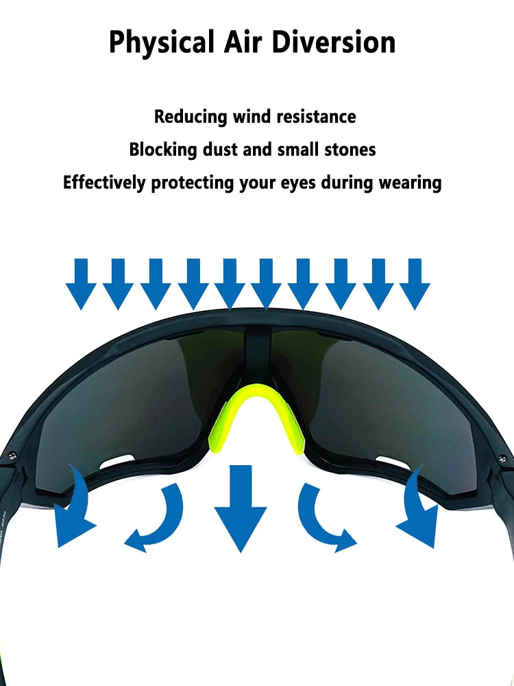 Cycling Sunglasses Women’s & Men's Sports Glasses UV400 Riding Eyewear Mountain Bike Road Bicycle Mtb Outdoor Bicycle Goggle
