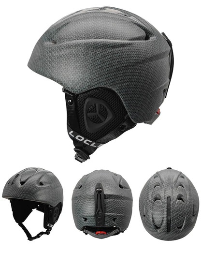 LOCLE Men Skiing Helmet Children Women Ultralight Extreme Sports Skateboard Snowboard Helmet Snowmobile Motorcycle Helmet