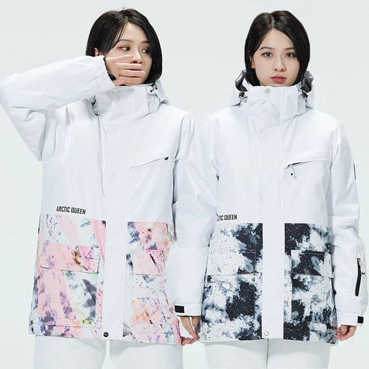 Outdoor Sports Ski Jackets for Man Women Thicken Windproof Waterproof Winter Snow Coats Snowboarding Warm Breathable Jackets