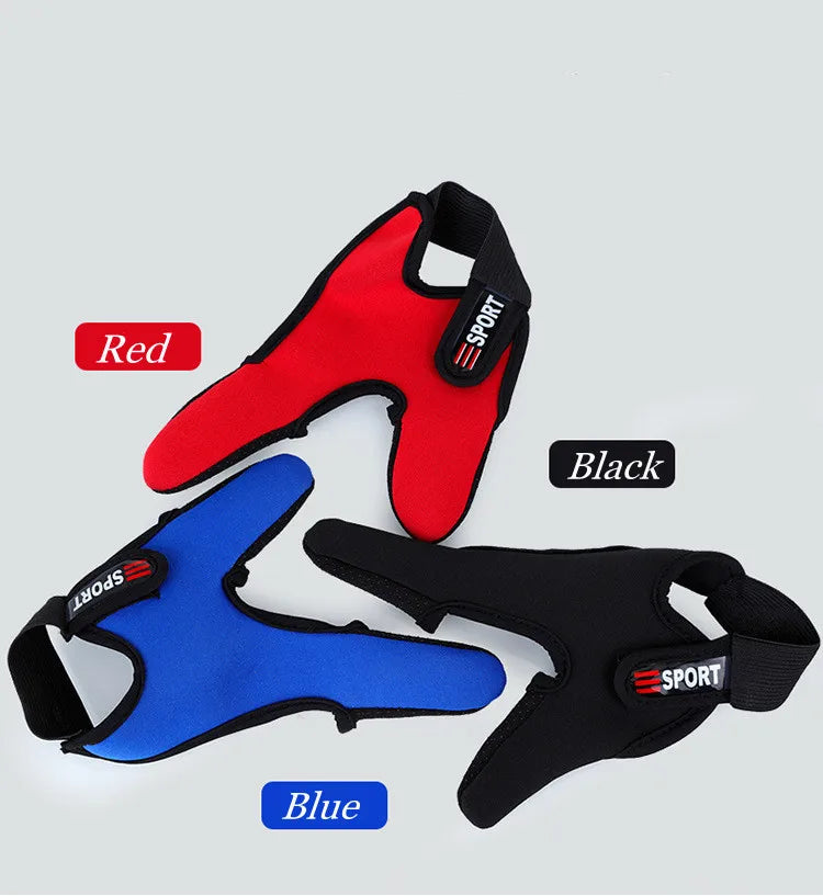 Fishing Gloves 2 Fingers Protector Breathable Anti-Slip Anti-Cut Fishing Gloves Carp Outdoor Fishing Tackle Accessories Supplies