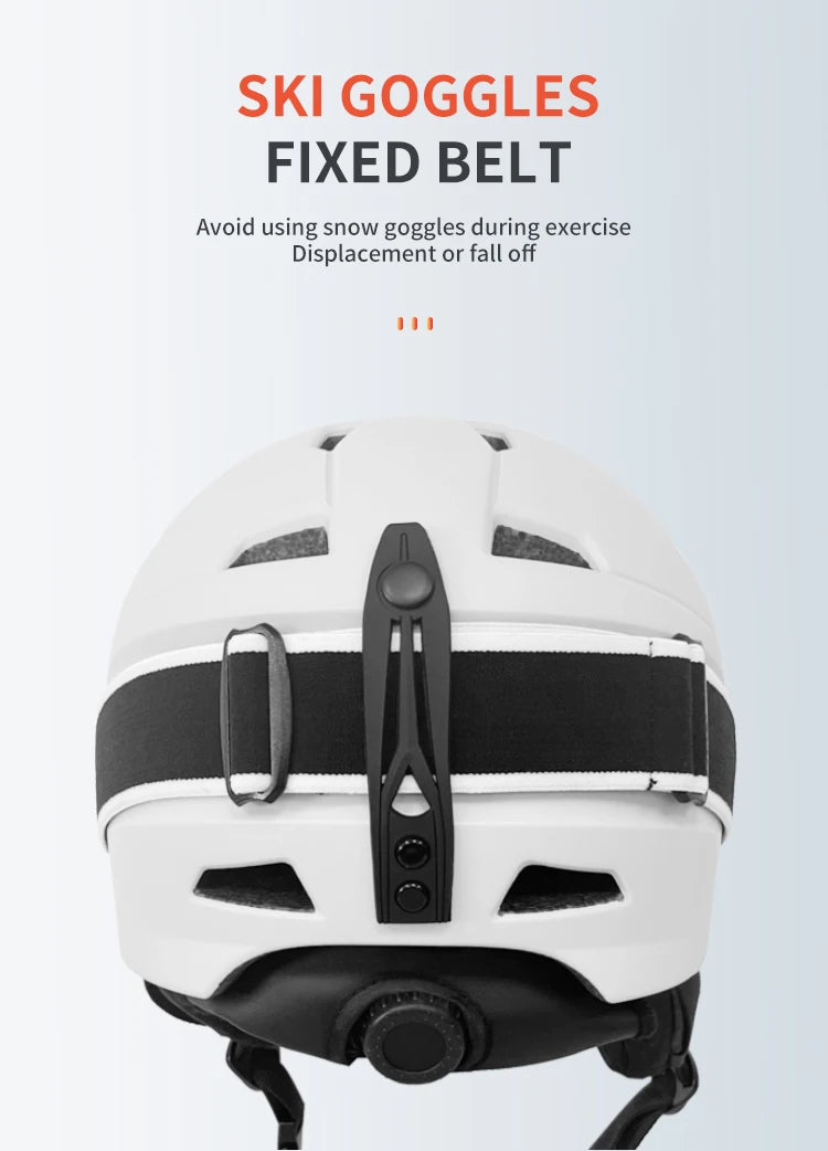 Seeker Winter Ski Helmet One-piece Adult Children Universal Snow Helmet Skating Ski Snowboard Outdoor Sports Safety Helmets